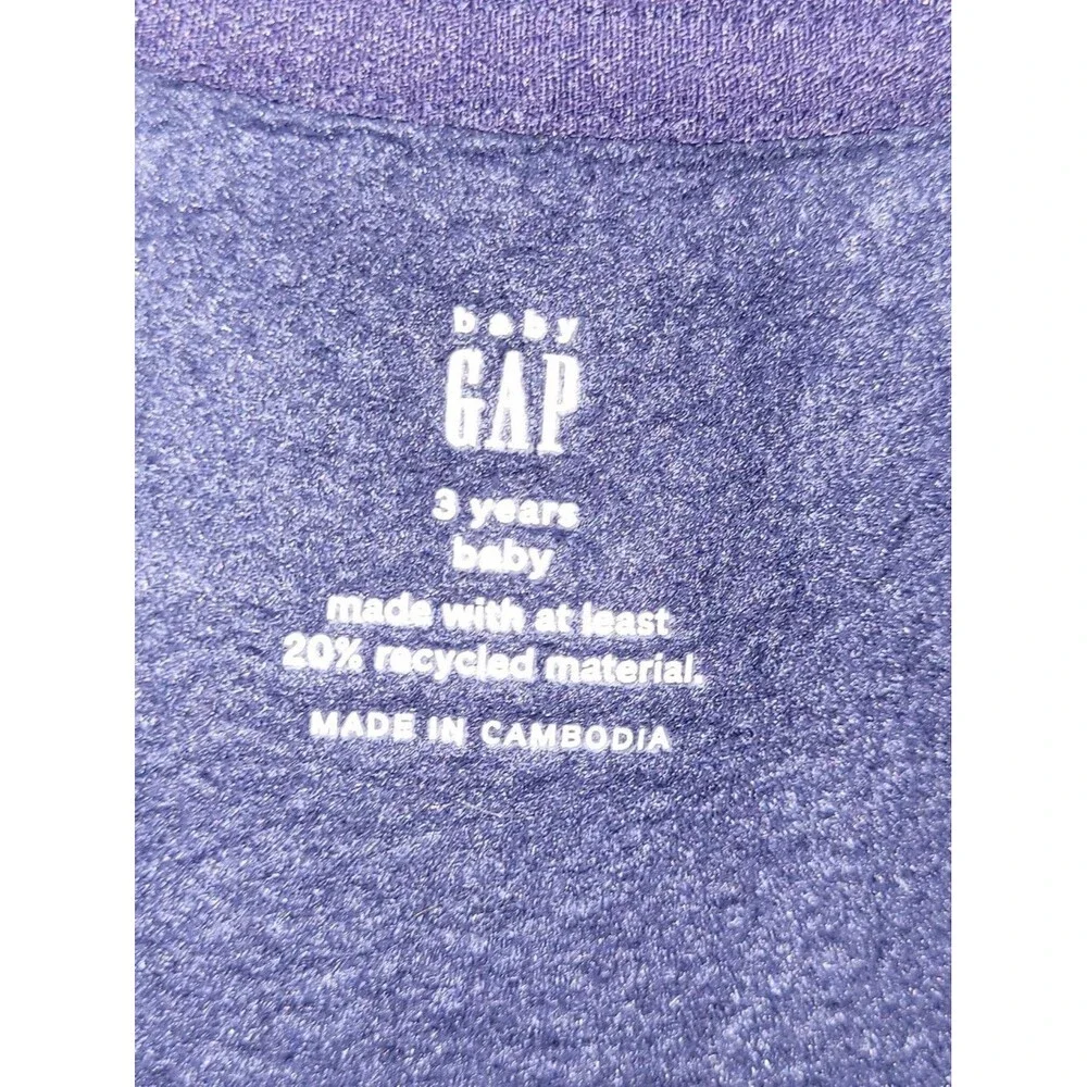 GAP Size 3 Years Blue Sweater Dress with Rhinestone Accent